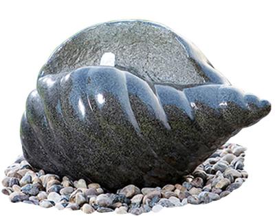 Shell Shape Cast Stone Fountains For Home Decoration Weather Resistant