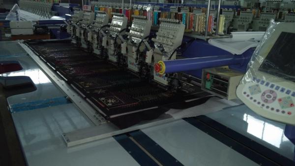 920 / 912 / 906 Flat Embroidery Machine , Multi Color Embroidery Machine With LCD Screen