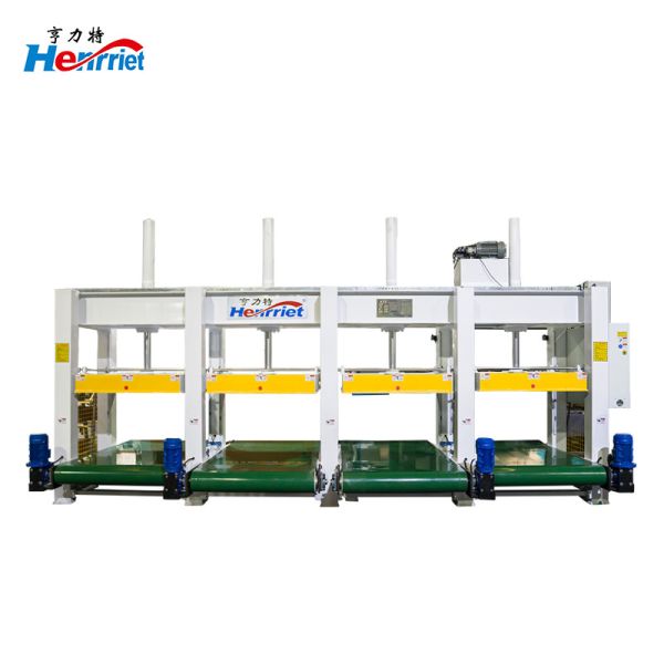 Customized Door Production Line Segmented Cold Press Machine For Doors Plywood Honeycomb Panels
