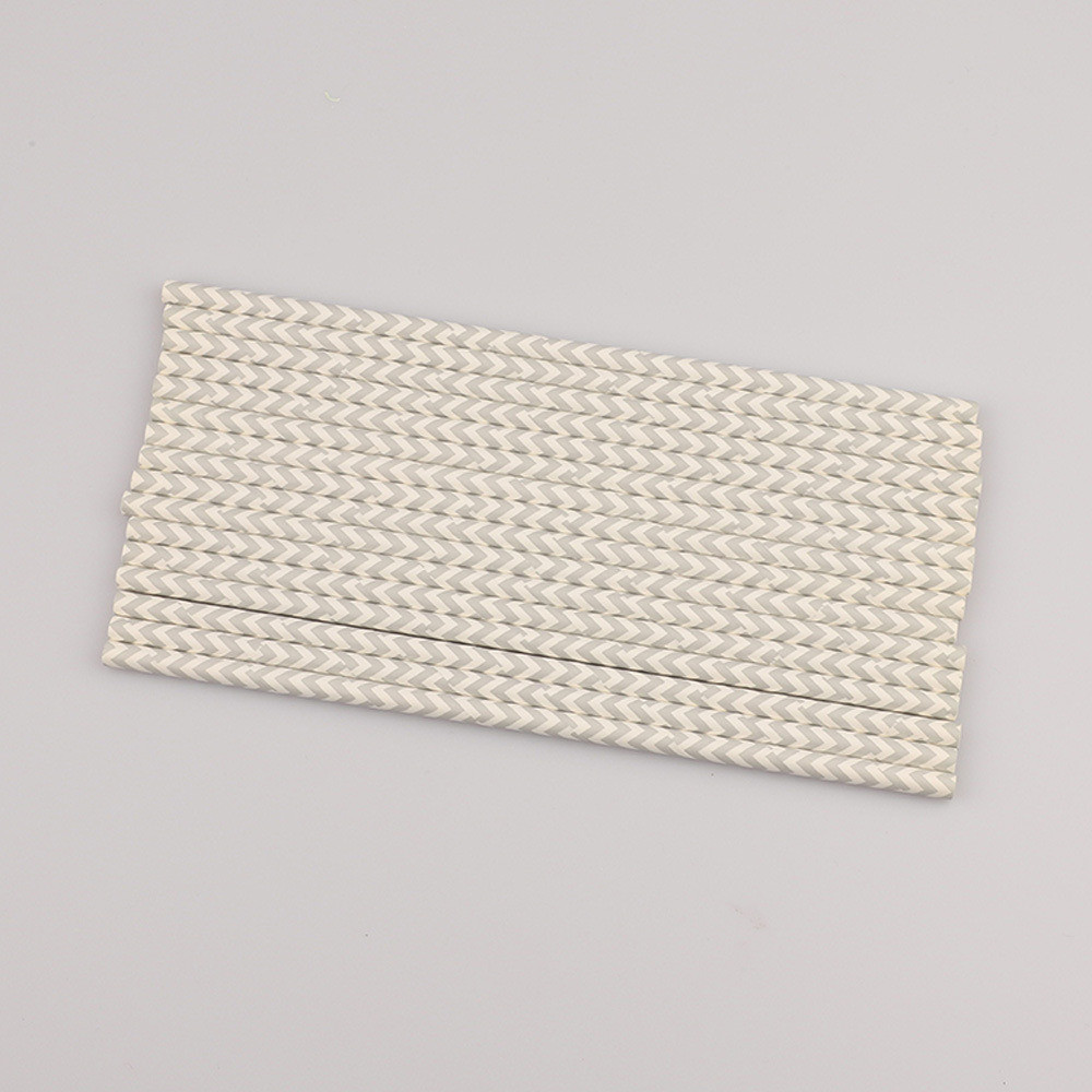 US Initial Payment Custom Eco Friendly Biodegradable Paper Straw for Christmas Straw