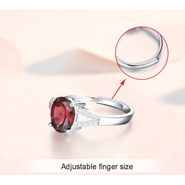 Copper Adjustable Silver Diamond Ring Jewelry Vintage Style