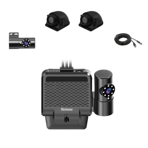 RCM-BK6MJ 512G TF Card 5CH 1080P 4G Wireless GPS Dashcam For Taxi Truck Bus