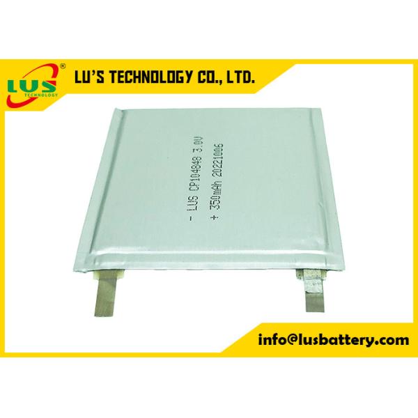 Thin Pouch Batteries CP104848 3v primary lithium battery 350mah super thin cell OEM for cards