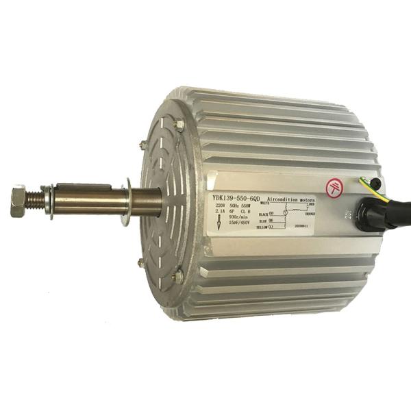 Asynchronous AC 550W Heat Pump Fan Motor / AC Single Phase Motor for Air Conditioning HVAC Motor
