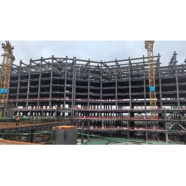 High Strength Workshop Steel Structure 15m - 36m Agricultural Storage Warehouse