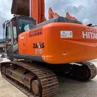 Una excavadora Hitachi ZX270 con tecnología avanzada