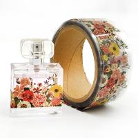 Fragrance Aromatherapy Adhesive Label Sticker Metallic Embossed Custom Perfume Stickers
