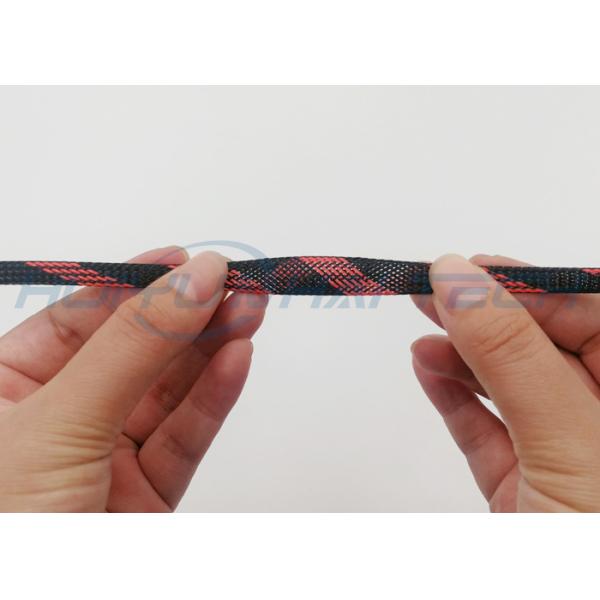 Wear Resistant Automotive Braided Sleeving Flexible For Cable Wire Harness