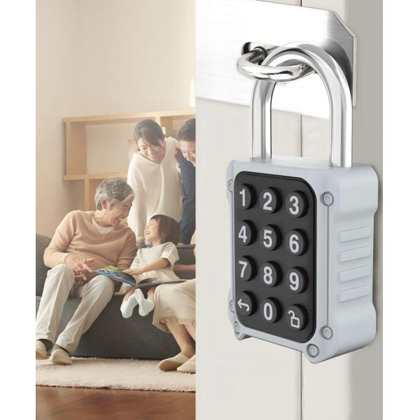 IP67 Waterproof Eco-Friendly Security Smart Fingerprint Padlock Tuya App for School Locker Zinc Alloy+ABS 304 Stainless Steel