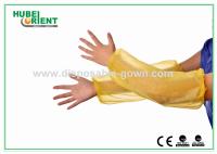 16'' 18' Manches uniques en PE pour la protection des bras imperméables à l'eau et à l'huile Manches en PE colorées