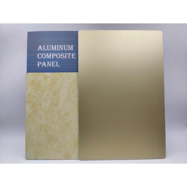 Fire Resistant ACP Board Panels 0.4mm Alloy Stone Grain Texture For ...