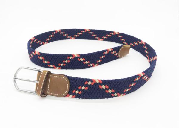100cm Length Weaving Mens Elastic Stretch Belts Without Holes