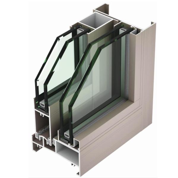 6063 алюминиевых сползая двери патио T5 для перерыва балкона не термального