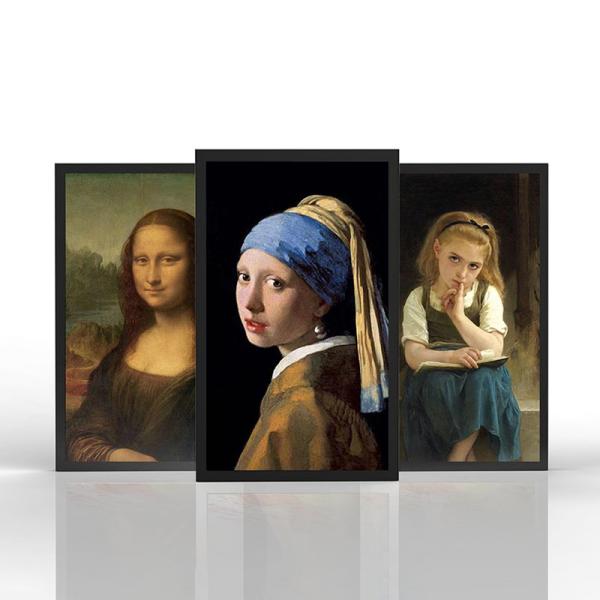 Tik Tok Browse Authentic Oil Paintings Speaker 5.0 Bluetooth WiFi