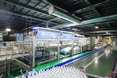 ODM Automated Shrink Wrap Machines For Canned Bottles 80packs/minute