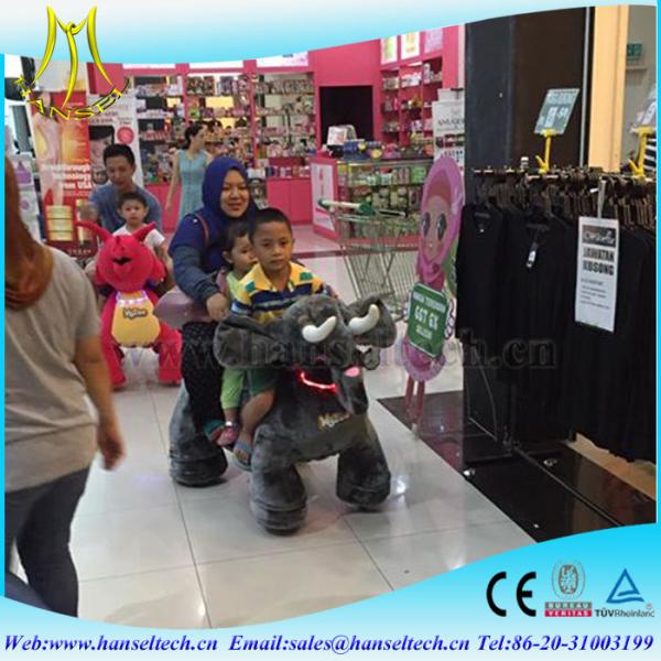 Hansel kiddie helicopter rides in and coin operated electric dog walking machine