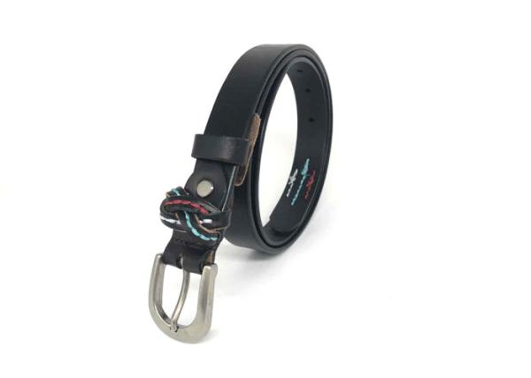23mm Width Casual Jeans Women Genuine Leather Belt