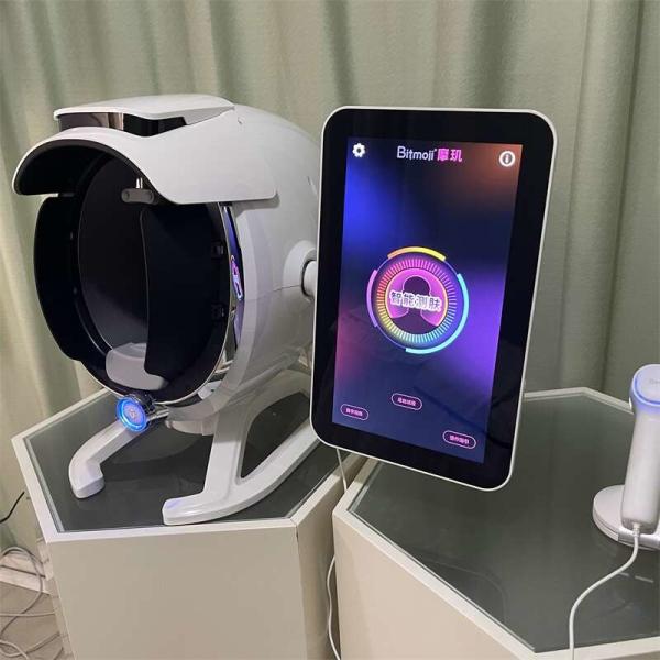 RGB UV Skin Analysis Machine 2X Magnification Camera Face Skin Analyzer For Windows