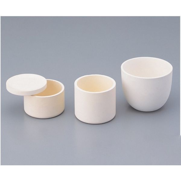 Lab Use Alumina Ceramic Crucible – High Thermal Shock Resistance Al₂O₃ Crucible with Lid for Muffle Furnace, Box Furnace & High-Temperature Experiments
