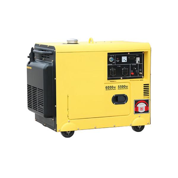 Single Phase General Diesel Generator , 220V 50HZ 5KW AC Diesel Power Generator