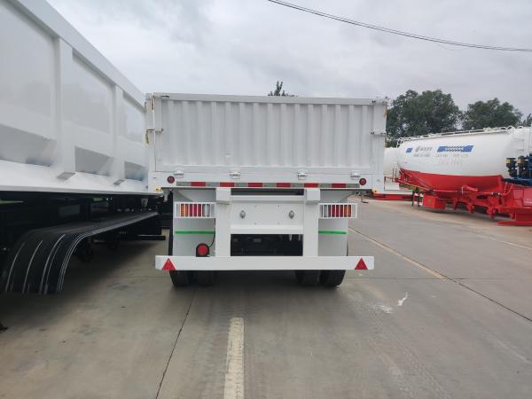 60 ton Heavy Load 3 Axle Van Type Sidewall Semi-Trailer with Heavy Mechanical Suspension