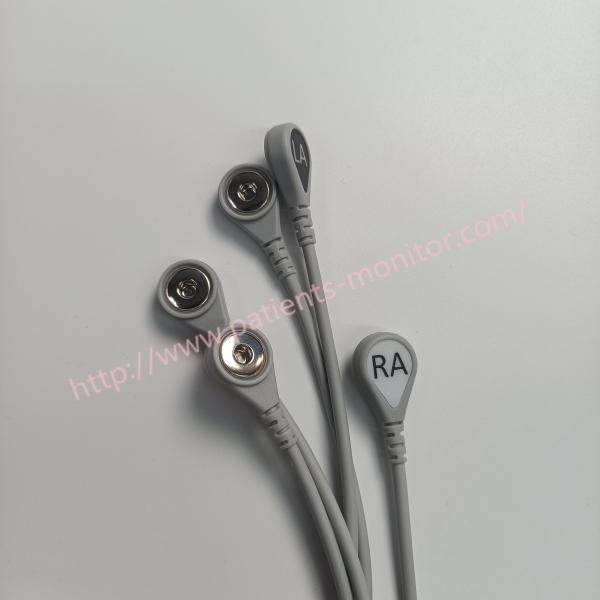 REF 2106381-001 GE Adult ECG Leadwire Set 5-Lead Snap AHA 74cm 29in