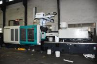 Sistema automático da etiqueta do molde da máquina do moldador da injeção para a cubeta plástica IML