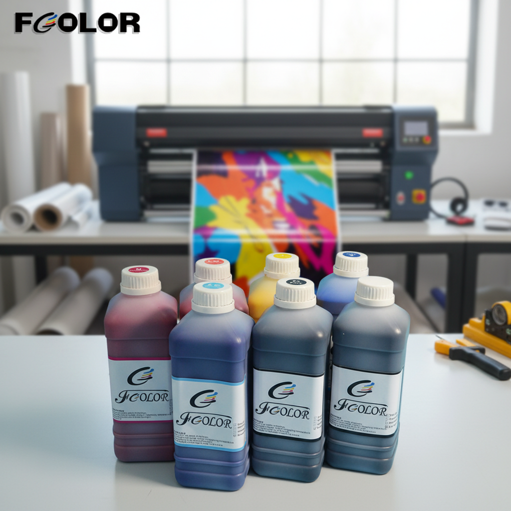 Low Odor Eco Solvent Ink UV Durable Signage Ink 1L for Epson Roland Mimaki Printer