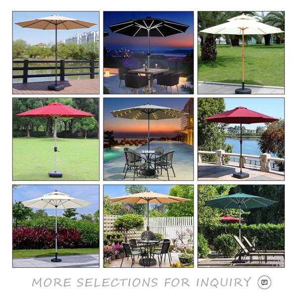 Beach Umbrella Customized Sunshade with Outdoor Foam and Water-Resistant Fabric