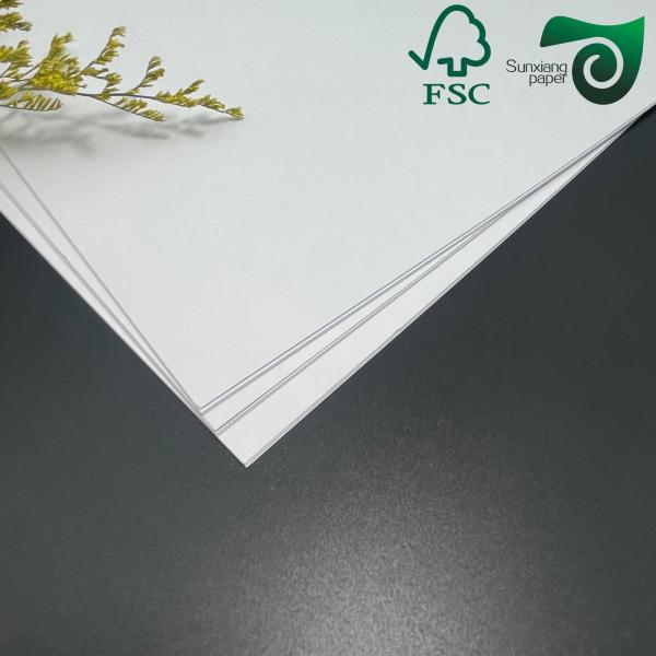 Feuille de papier absorbant blanc imprimable pour les rafraîchisseurs d'air en papier 2,0 mm 2,5 mm FSC