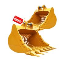 Máquina escavadora Seive Bucket de CAT320 ZX330, cubeta de esqueleto durável do ODM do OEM