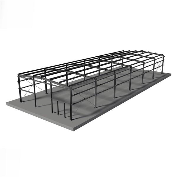 Warehouse Prefabricated Steel Sheds Q355B Commercial Steel Metal Buildings