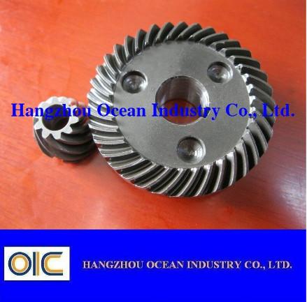 Steel Helical Bevel Transmission Gear