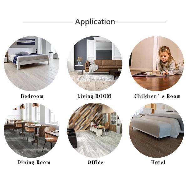 12 мм настоящий деревянный фанера шерстяной кости шевронный пол мраморная шерстяная Eir дуб шерстяной кости Spc пол