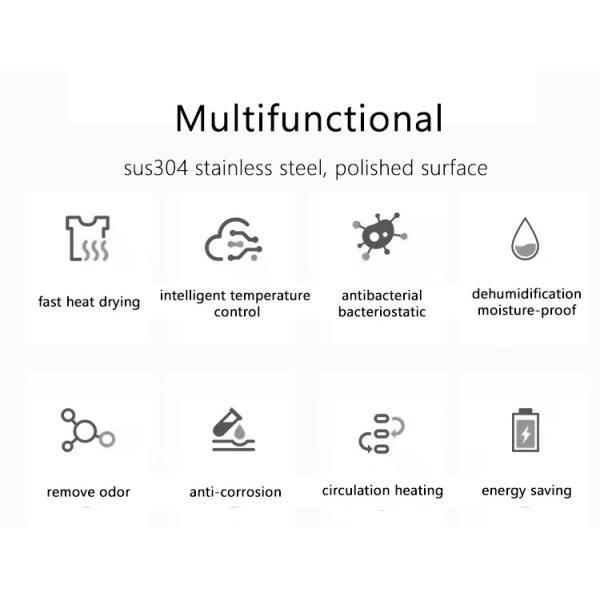 Держатель 220-240V 50-60Hz стены шкафа электрического водоустойчивого полотенца более теплый