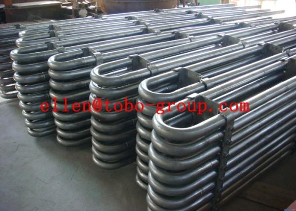 ASME B163 B677 Stainless Steel U Bends , Stainless Exhaust Tubing