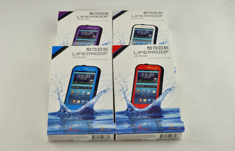 PC Wear-Resistant Waterproof Cell Phone Case Lifeproof For Samsung Galaxy S3