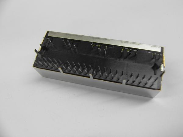 1000 megabits 1 x conector 4 multi RJ45 fêmea portuário com o transformador para o interruptor dos ethernet