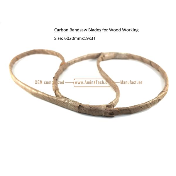 Carbon Bandsaw Blades for Wood Working Size: 6020mmx19x3T,Cutting Wood