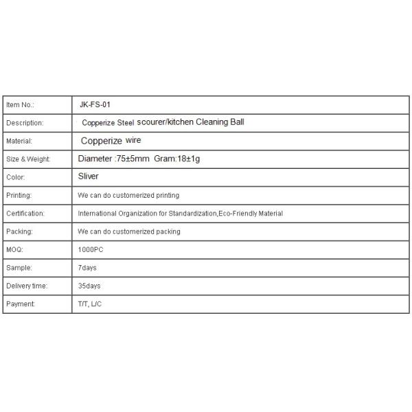 25g*2pcs Pure  Copper Steel Scourer/kitchen Scourer /clean Ball/scrubber