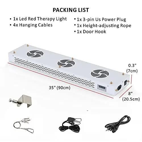 полная панель инфракрасного света прибора 660nm 850nm терапией красного света тела 1000w