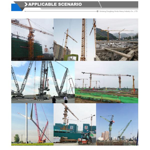 Construction Tower Crane With 8 Ton Capacity Max. 205.55m Working Height