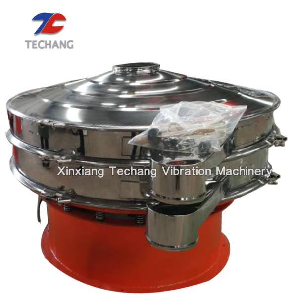 Sus304 Small Flour Powder Rotary Vibrating Screen , Vibratory Screening Equipment