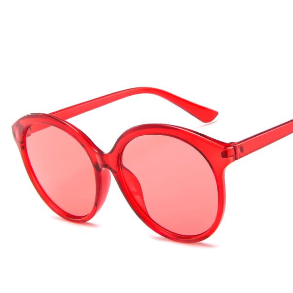 Big Frame Retro Jelly Color Round Frame Sunglasses Fashion Trend Glasses