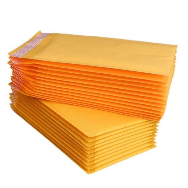 Shockproof Clothing Cosmetics 20*24cm Kraft Bubble Mailer
