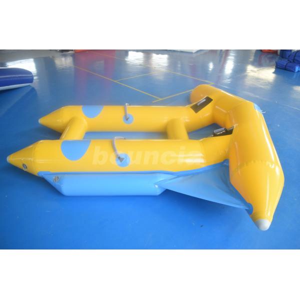 2 рыбы летания людей Towable раздувных с прочным брезентом PVC