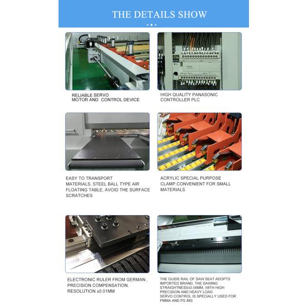 Cnc Computer Panel Saw Mdf Board Electronic Chopping Saw Acrylic Electronic Cutting Saw