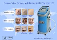 1064nm 532nm Nd Yag Máquina de remoção de tatuagens a laser Dermatologia