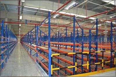 Q355B Steel Industrial Warehouse Mezzanine Rack Systems Floor Design 200-500kg/M2