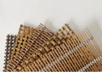 Largeur décorative en bronze de Mesh For Furniture 0.6m-1.5m de fil d'acier se rouillant non